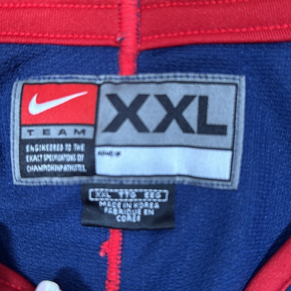 Vintage 2002 Nike Team USA Hockey Jersey Mens XXL White Winter Olympics Stitched - Picture 3 of 5